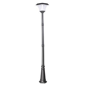 powerful green decorative solar post light