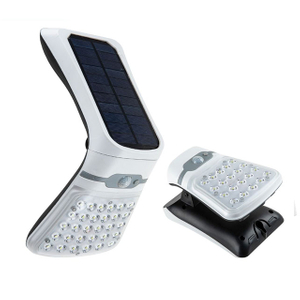 Garden House Gate Home Outdoor IP65 Waterproof ABS Solar Sensor Wall Lamp