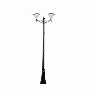 commercial green decorative solar post light