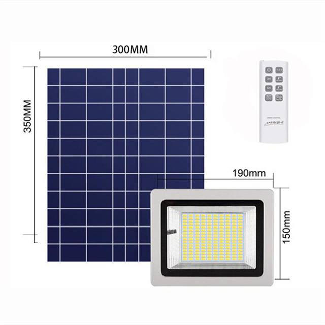 High Power 120W Solar LED Flood Lights with Remote Switch